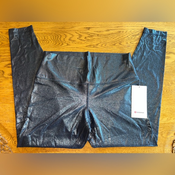 Lululemon Align HR Rib Pant 28” Shine | NWT | Size 14 - Picture 7 of 9